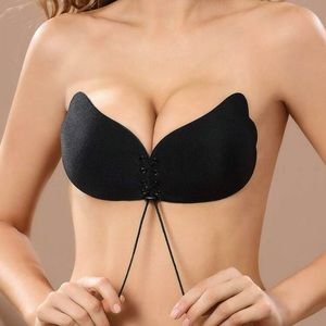Self adhesive push up bra